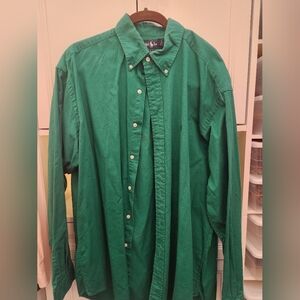Ralph Lauren Green Casual Button Down Shirt